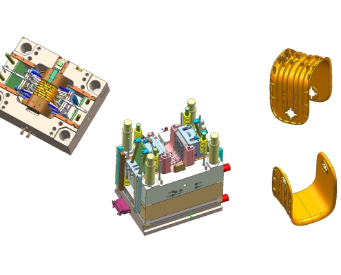 Plastic Injection Mould for Laser-Projector-Bracket
